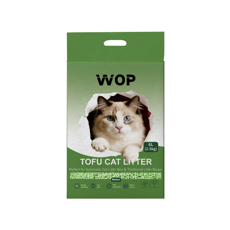 Litière pour chat TOFU Melon