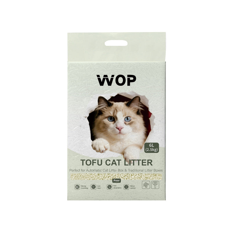 Litière pour chat TOFU Poire