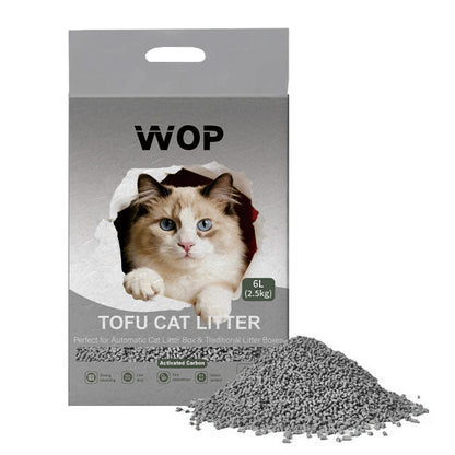 Litière pour chat TOFU Charbon actif