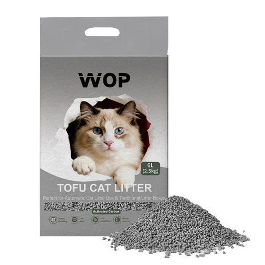 Litière pour chat TOFU Charbon actif