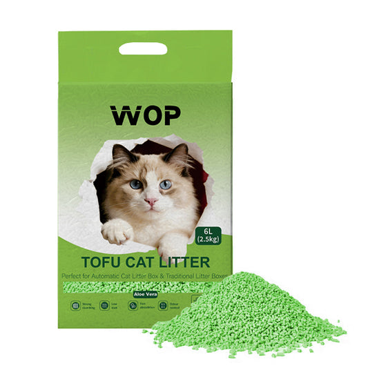 Litière pour chat TOFU Aloe Vera