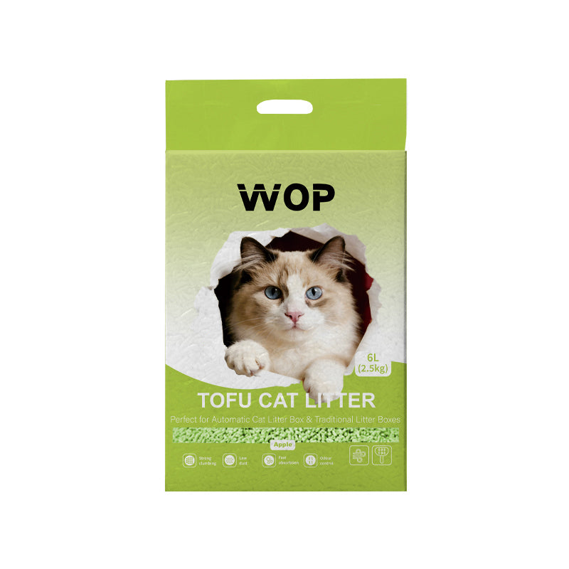 Litière pour chat TOFU Pomme
