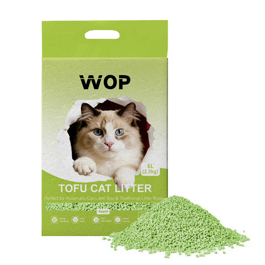 Litière pour chat TOFU Pomme