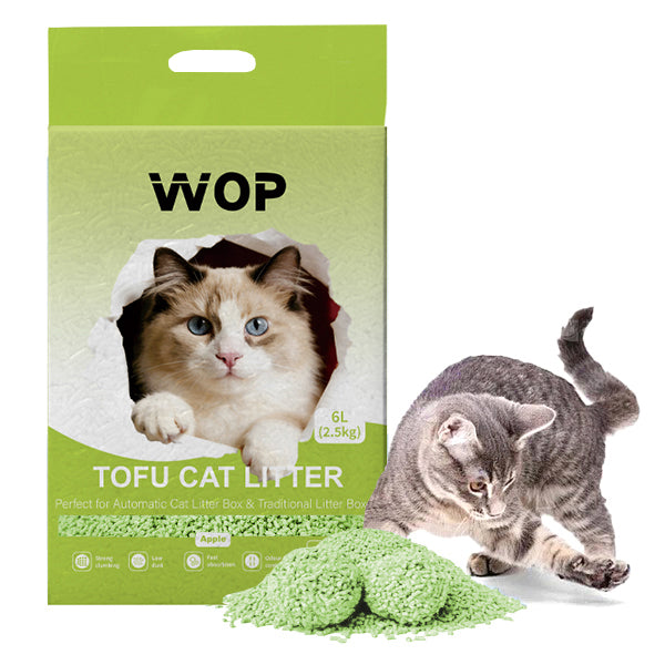 Litière pour chat TOFU Pomme