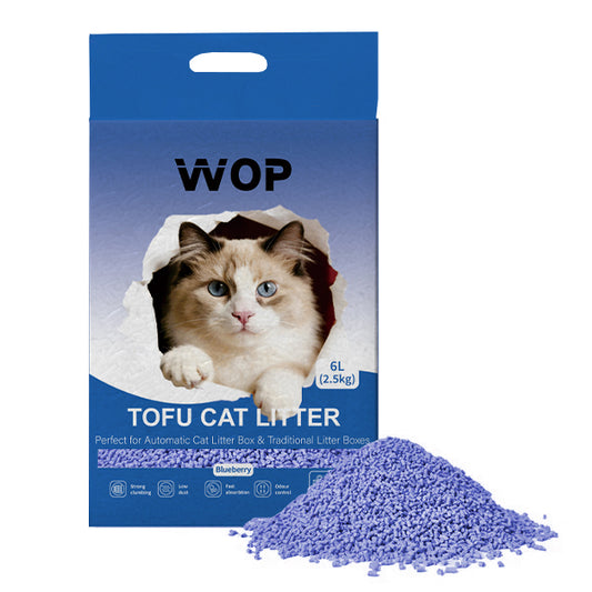 Litière pour chat TOFU Myrtille