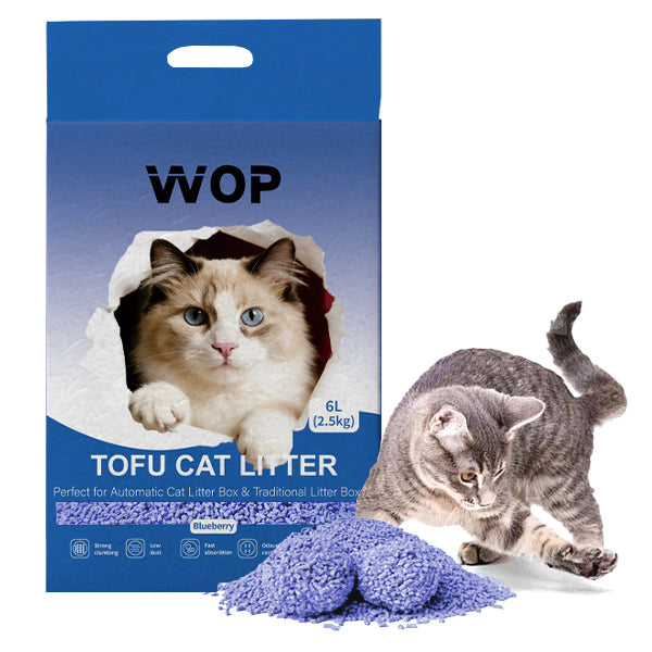 Litière pour chat TOFU Myrtille