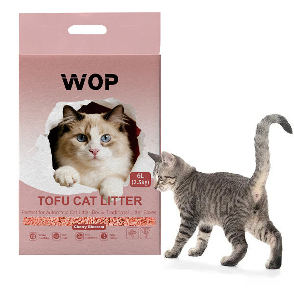Litière pour chat TOFU Fleur de cerisier