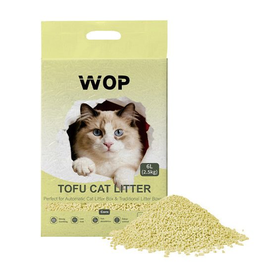 Litière pour chat TOFU Maïs