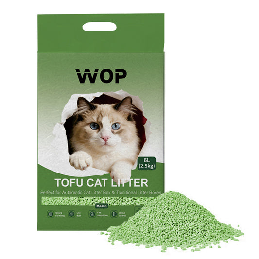 Litière pour chat TOFU Melon