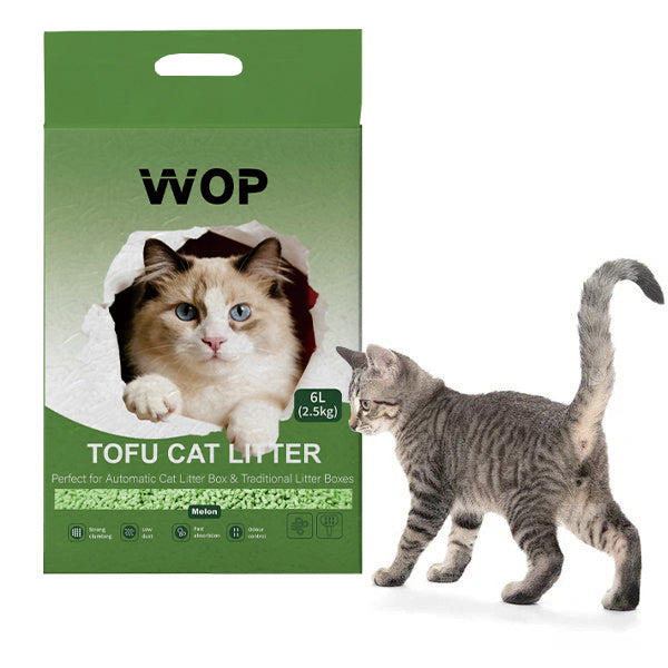 Litière pour chat TOFU Melon
