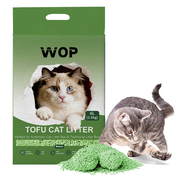 Litière pour chat TOFU Melon
