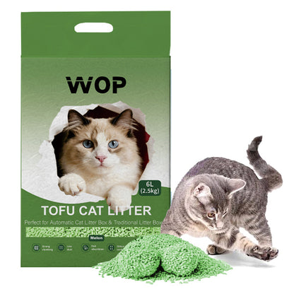 Litière pour chat TOFU Melon