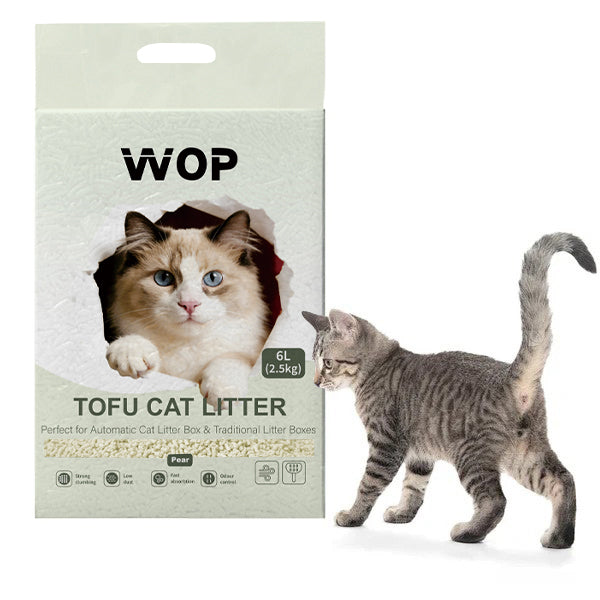 Litière pour chat TOFU Poire