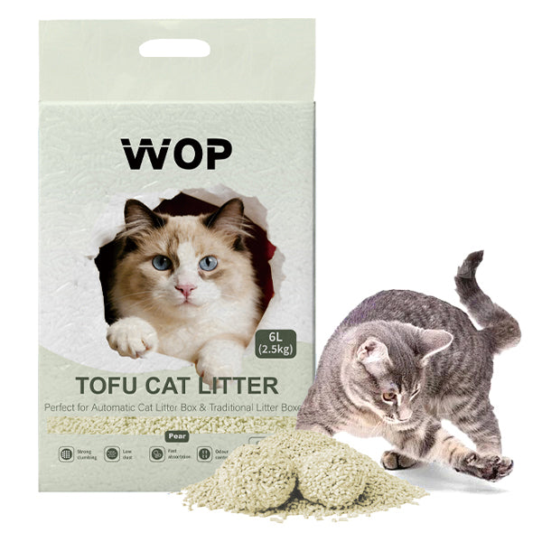 Litière pour chat TOFU Poire