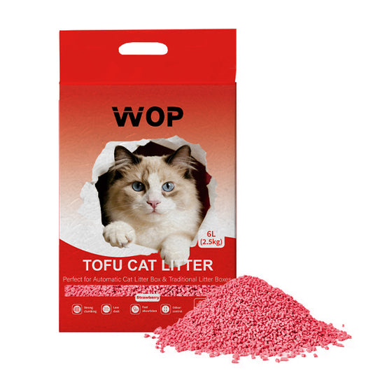 Litière pour chat TOFU  Fraise