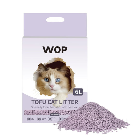Litière pour chat TOFU Lavande