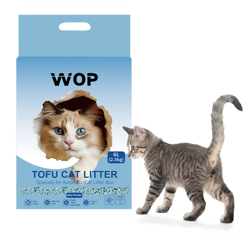 Litière pour chat TOFU Poudre pour bébé