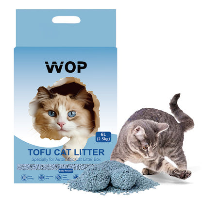 Litière pour chat TOFU Poudre pour bébé