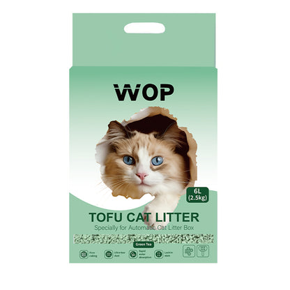 Litière pour chat TOFU Thé vert