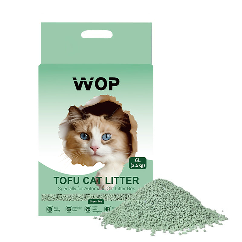 Litière pour chat TOFU Thé vert