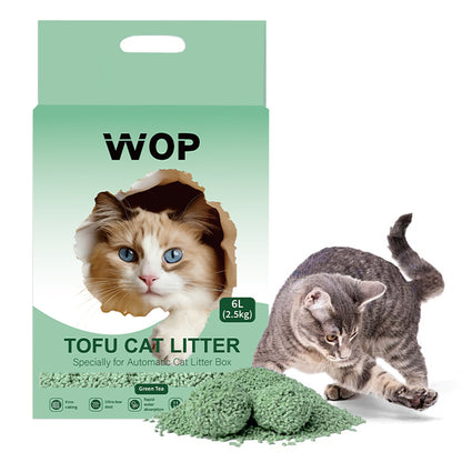 Litière pour chat TOFU Thé vert
