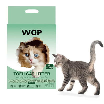Litière pour chat TOFU Thé vert